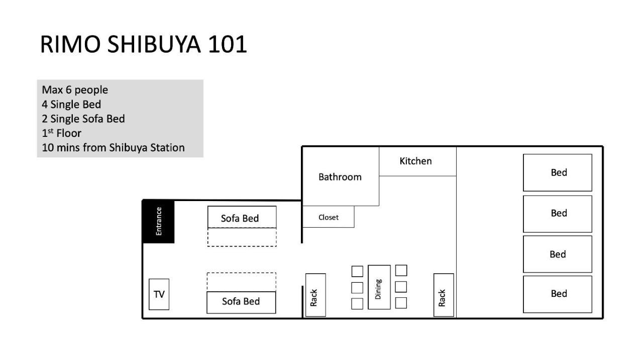 Rimo Shibuya 101 Apartment Tokio Exterior foto